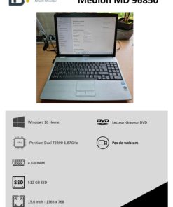 Ordinateur portable Medion MD96850